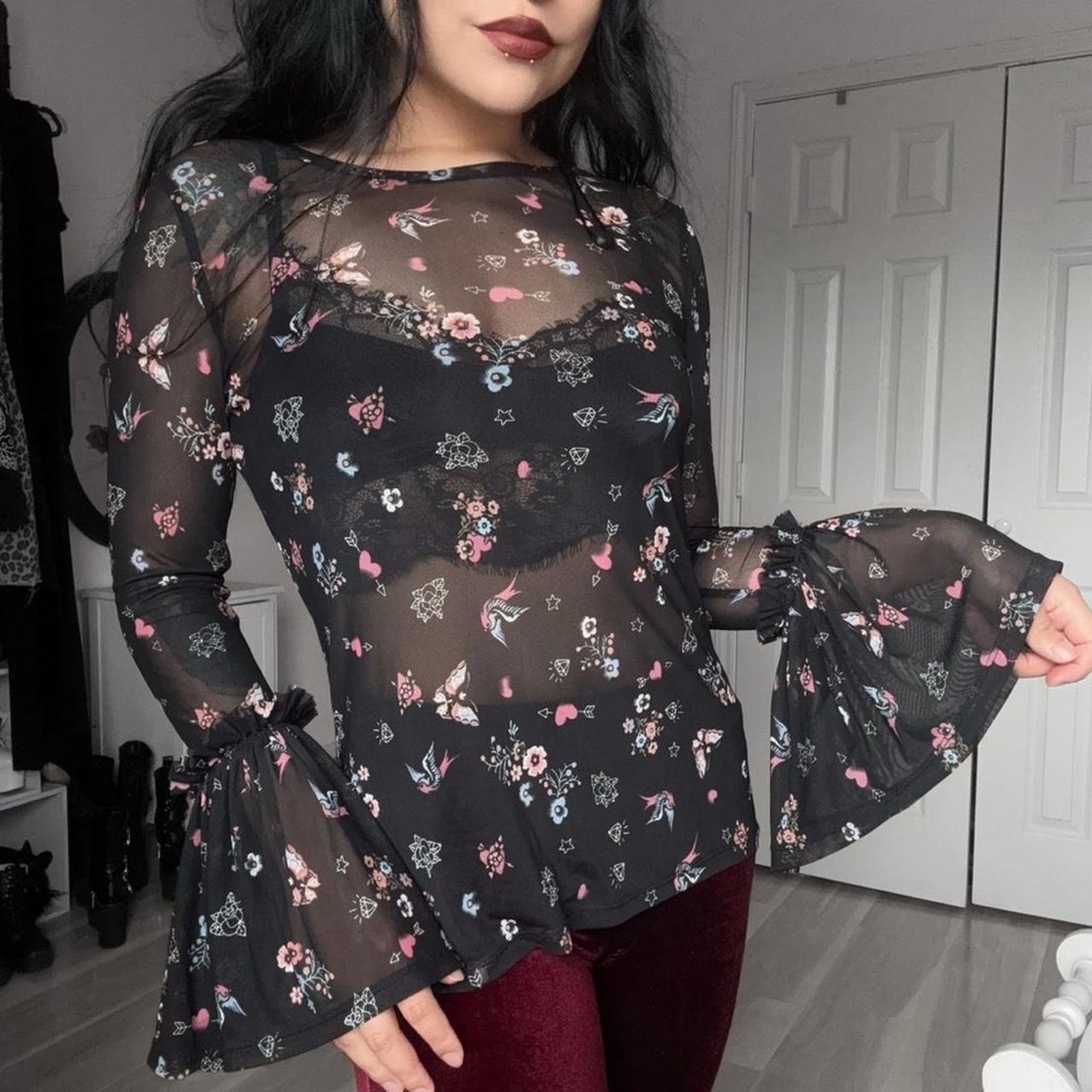 🐦‍🔥Goth Grunge Whimsigoth Emo Top